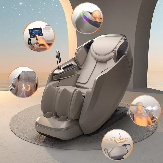 4D масажен стол inSPORTline Balsadena - бежов - бежов