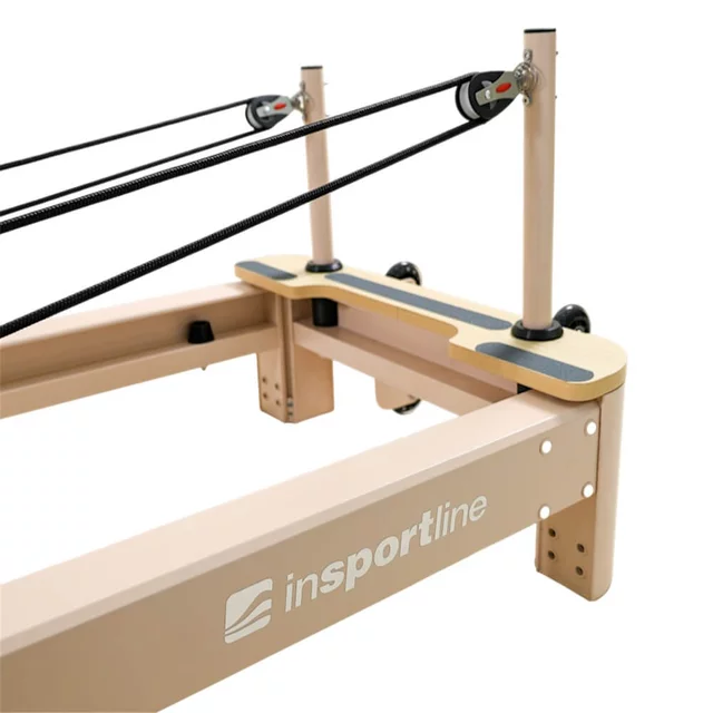 Пилатес реформър inSPORTline Comfolder EVO - бежов