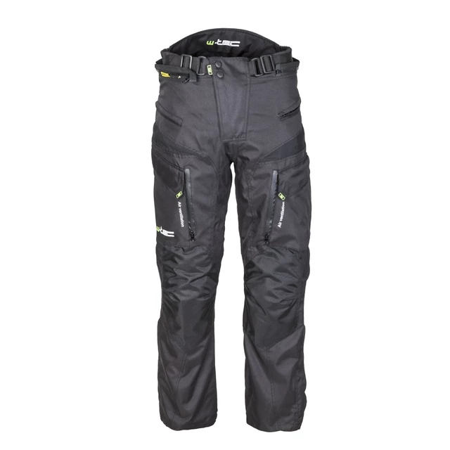Мъжки мото панталони W-TEC Kaluzza GS-1614 - черен - черен