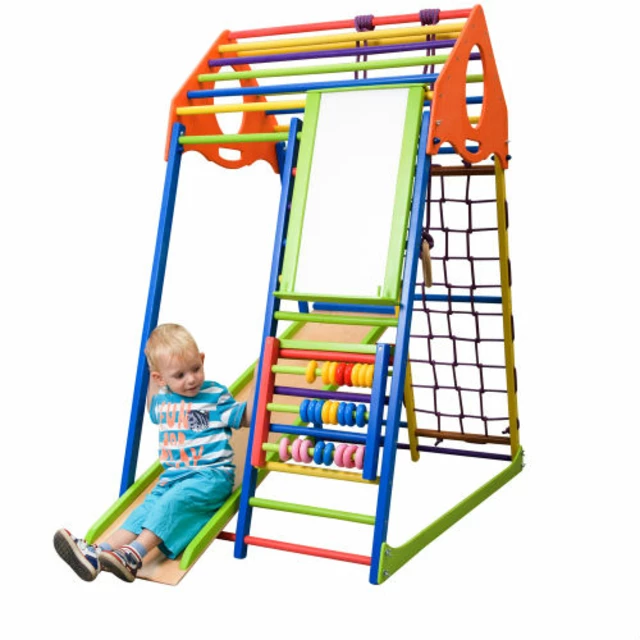 Детска шведска стена inSPORTline Kindwood Set Plus