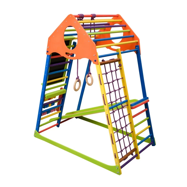 Детска шведска стена inSPORTline Kindwood Set Plus