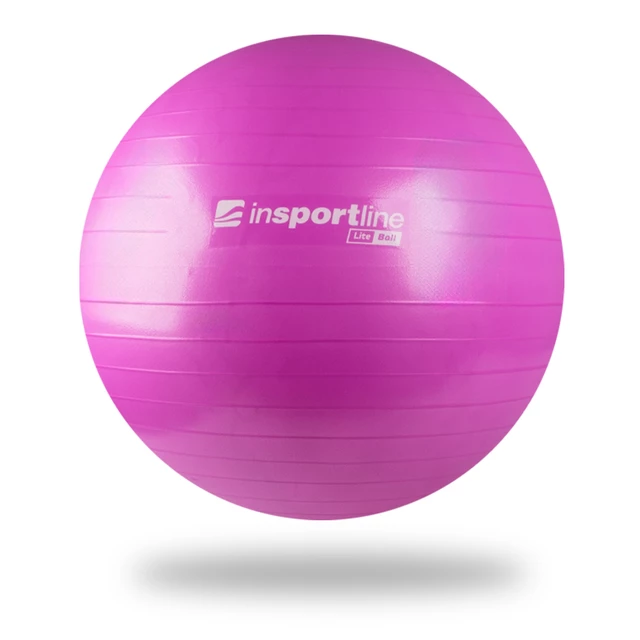 Гимнастическа топка inSPORTline Lite Ball 45 cm - жълт - виолетов