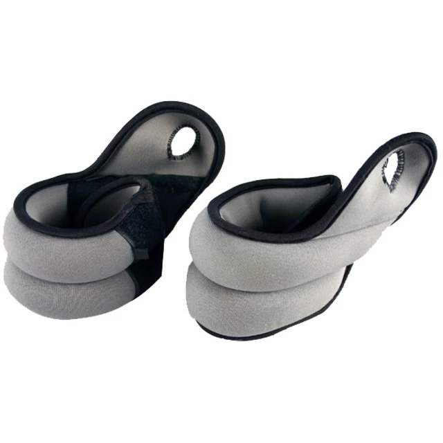 Тежести за китки inSPORTline Neopren 2x1 кг - сиво