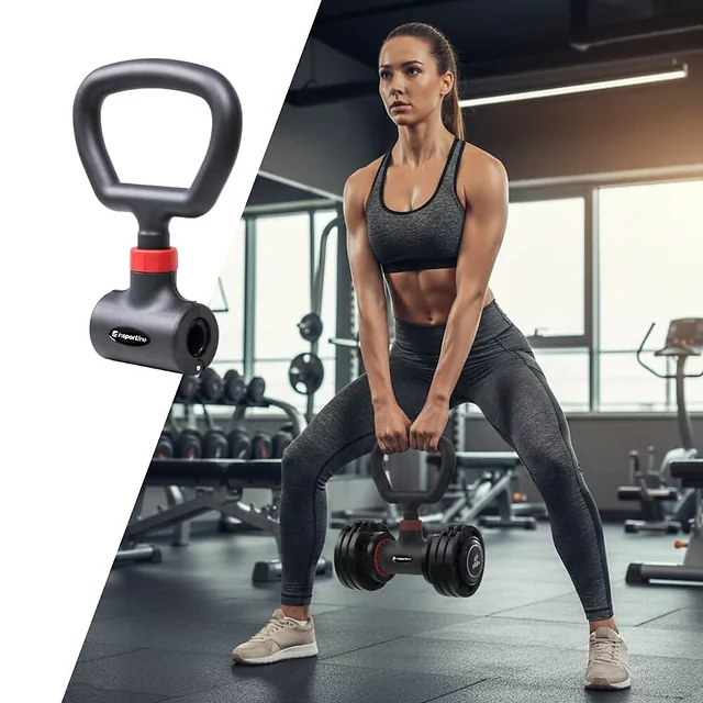 Захват с клипс за дъмбели inSPORTline Dumhold