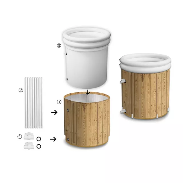 Преносима вана за студена вода  inSPORTline FrostZen Pro II WDL