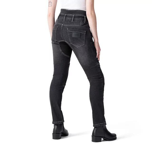 Дамски мото джинси W-TEC Biterilla Eva Lady - син