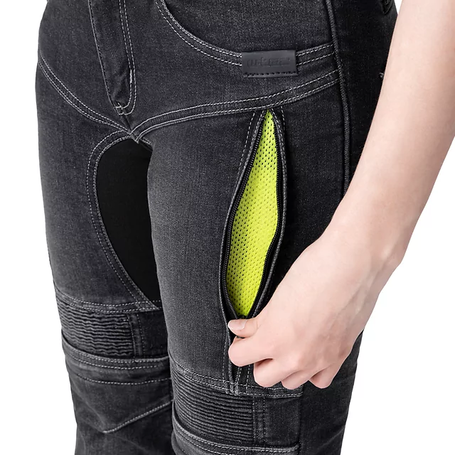 Дамски мото джинси W-TEC Biterilla Eva Lady - син