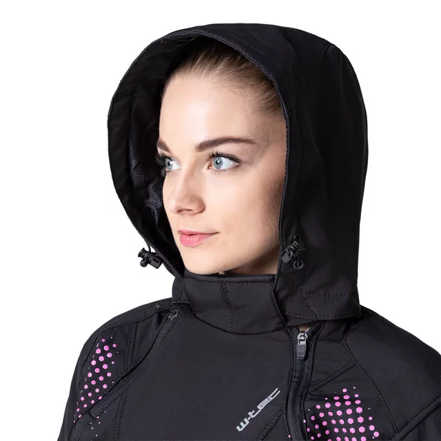 Дамско софтшел мото яке W-TEC Annorack Lady - černo-písková