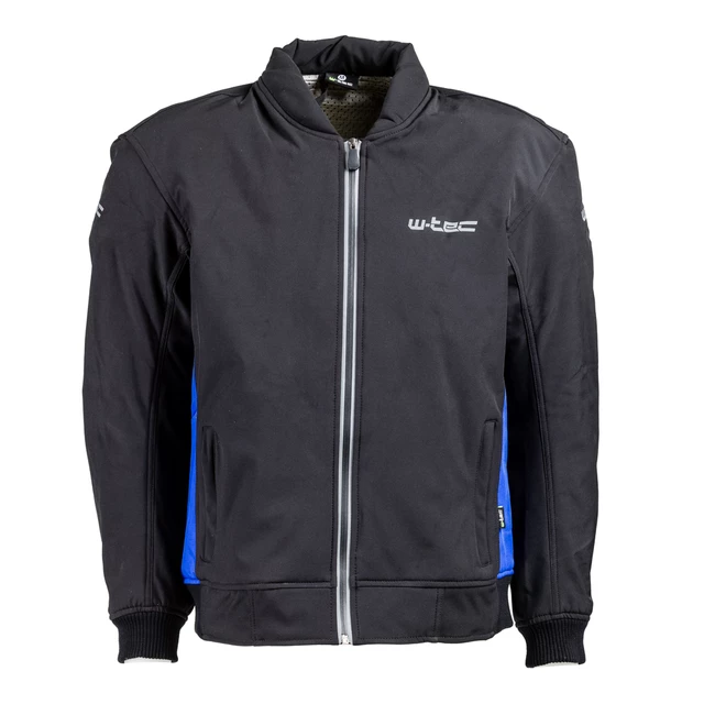 Мото яке softshell W-TEC Langon NF-2753 - черен цвят каки зелено - черен и син