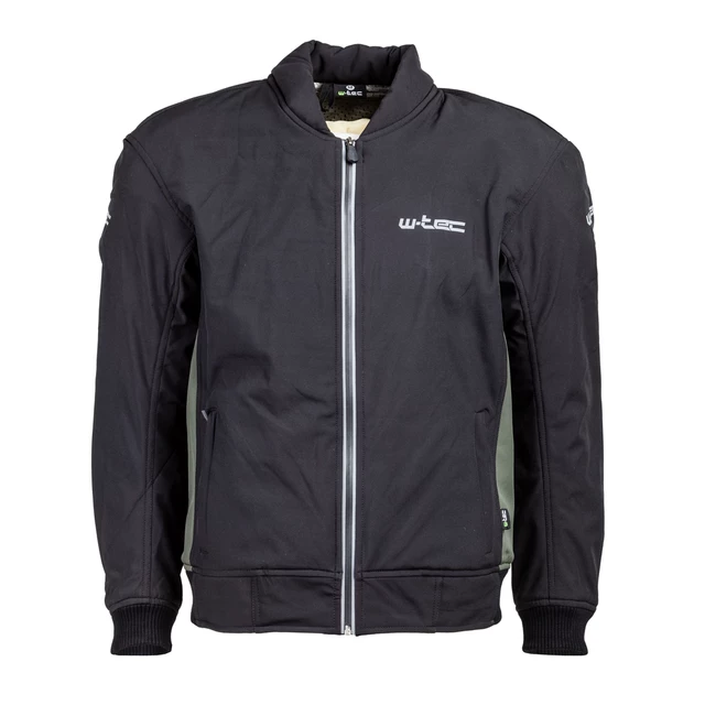 Мото яке softshell W-TEC Langon NF-2753 - черен цвят каки зелено