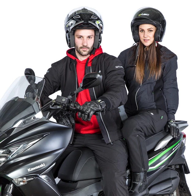 Мото яке softshell W-TEC Langon NF-2753 - черен цвят каки зелено