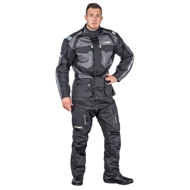 Мъжки мото панталони W-TEC Kaluzza GS-1614 - черен