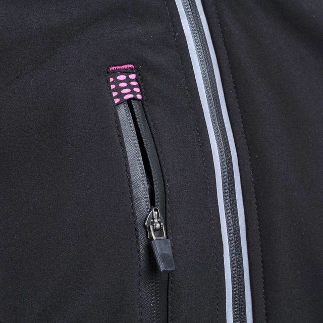 Дамско мото яке Softshell W-TEC Pestalozza NF-2781 - черен-сив