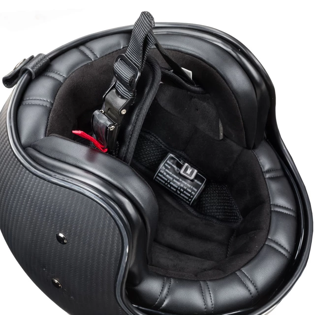 Мото каска W-TEC Angeric Matt Carbon - мат карбон