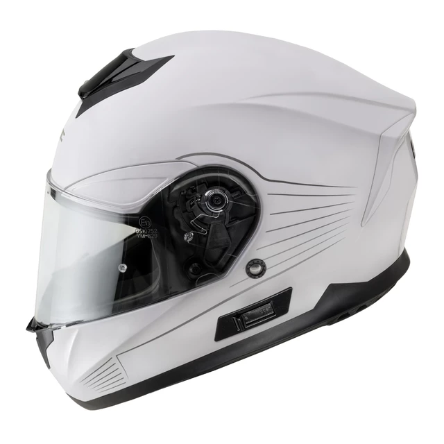 Мото каска W-TEC Yorkroad Solid - White Grey Glossy