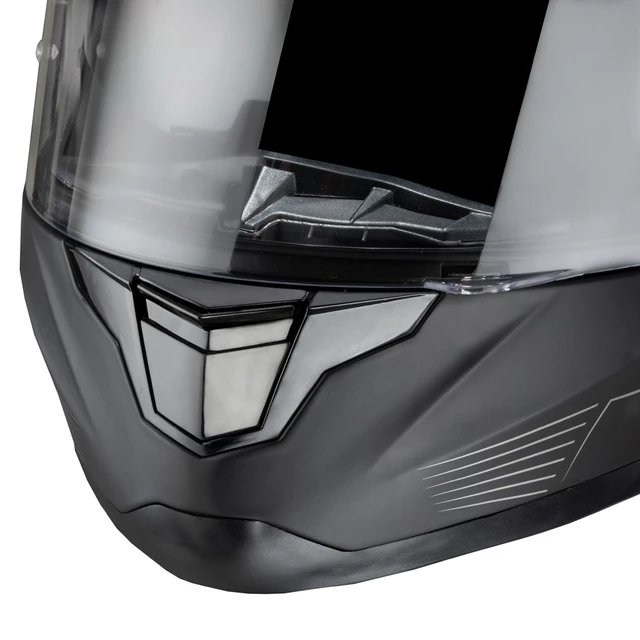 Мото каска W-TEC Yorkroad Solid - White Grey Glossy