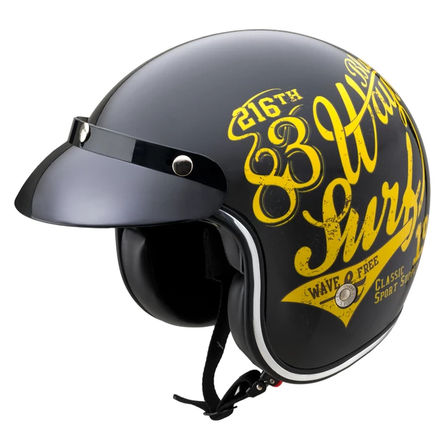 Мото каска W-TEC Café Racer - Vintage Garage - 3Ways Surf