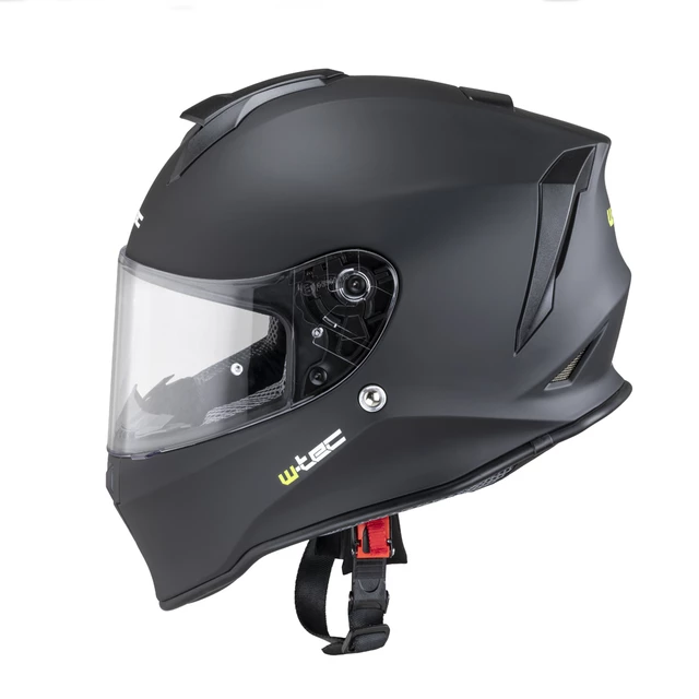Мото каска W-TEC Integra Solid - матово черно