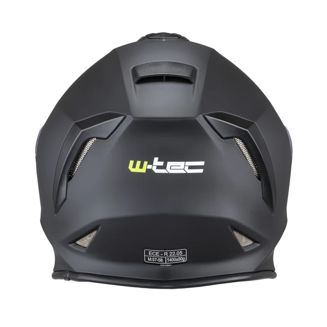 Мото каска W-TEC Integra Solid - матово черно