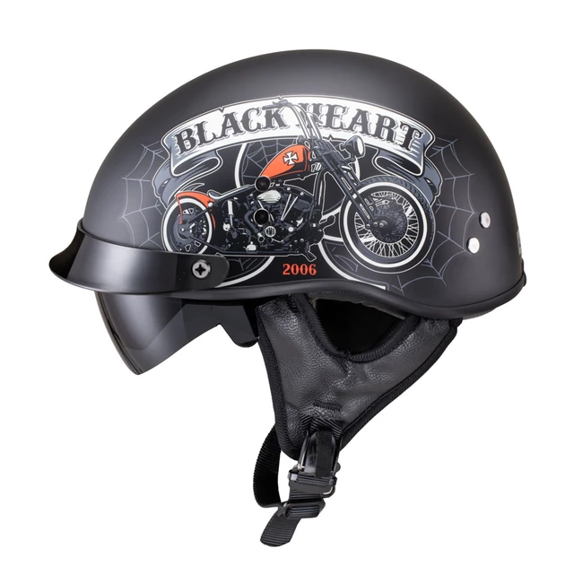 Мото каска W-TEC Black Heart Rednut - Motorcycle/Matt Black