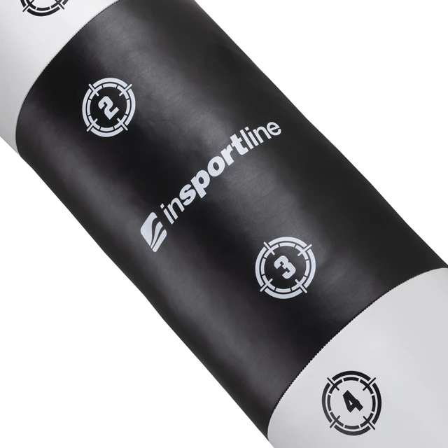 Боксов чувал inSPORTline Robkin 120x35 см - черен-бял