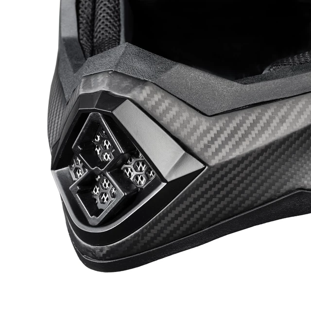 Мото каска  W-TEC Crosscomp - karbon mat