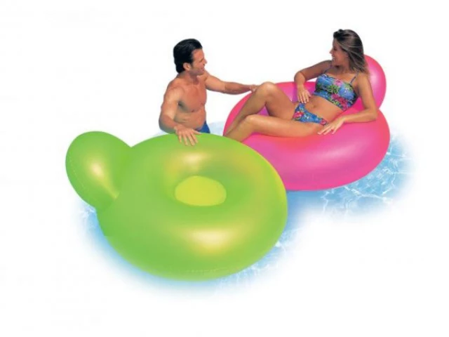 Inflatable Water Mattress with Backrest