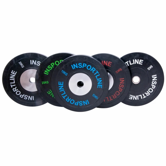 Олимпийска тежест inSPORTline Bumper Plate 25 kg