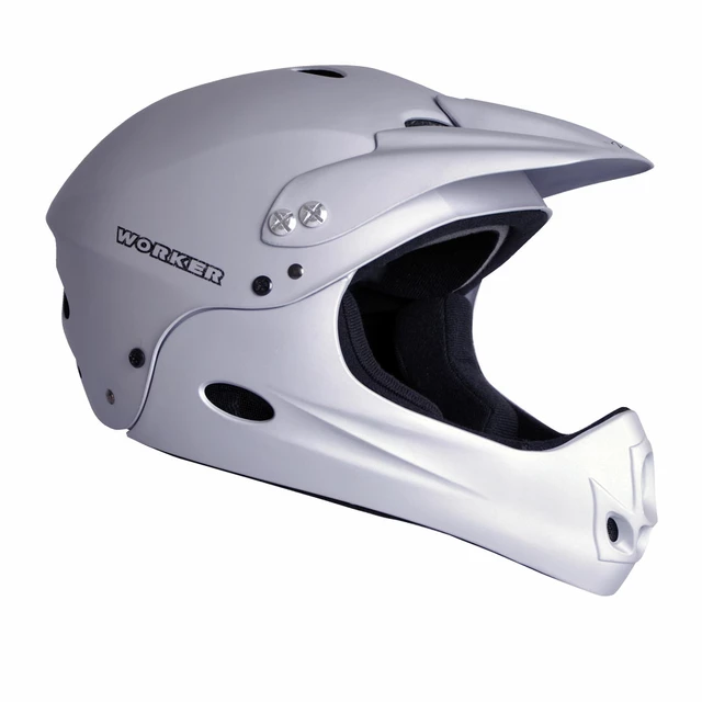 Каска WORKER Downhill - сребрист