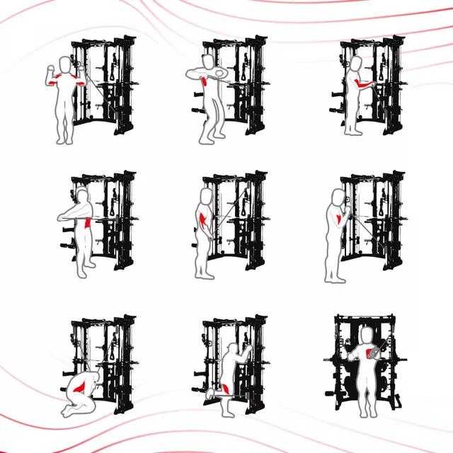 Силова клетка inSPORTline Cable Column CC600