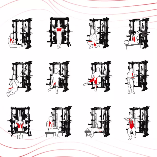 Силова клетка inSPORTline Cable Column CC600