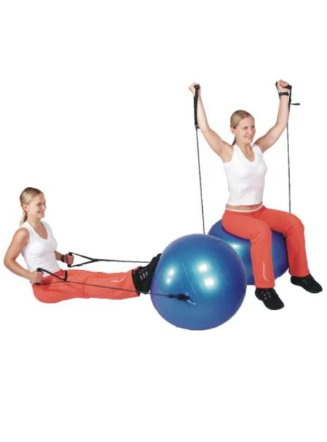 Гимнастическа топка с дръжки inSPORTline 75cm