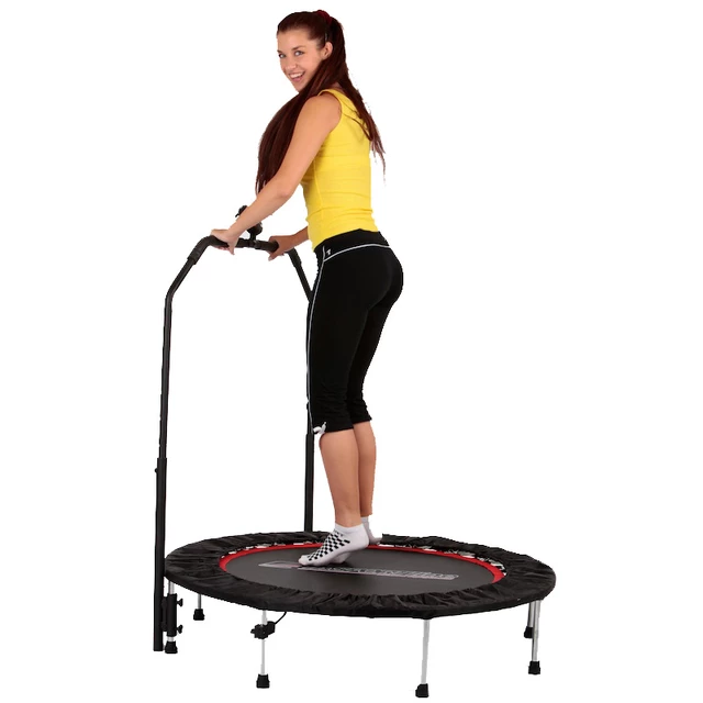 Батут с дръжка inSPORTline PROFI Digital 140 cм
