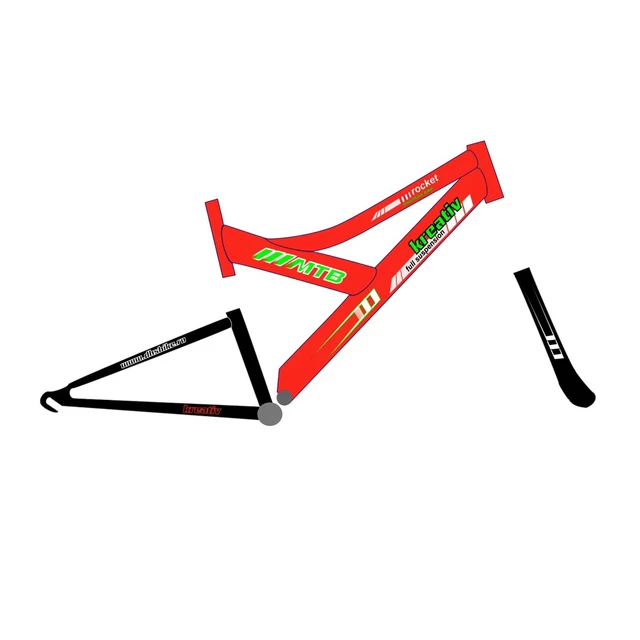 Junior bike DHS Kreativ 2441