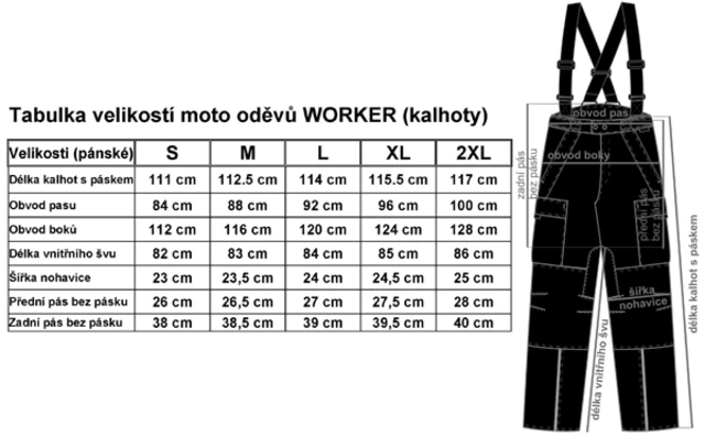 Мотоциклетни панталони WORKER Hector