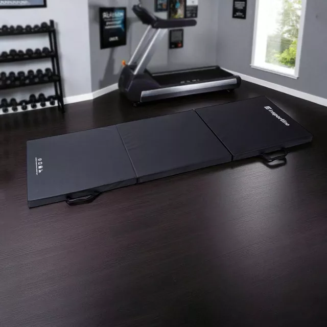 Гимнастическа постелка inSPORTline Trifold 195x90x5 cm - червен