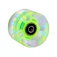 Светещо колело за лонгборд и пениборд 60 * 45mm + ABEC 7 - виолетов - зелен