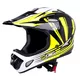 Каска за спускане W-TEC FS-605 Allride - Комикс - Жълта графика
