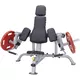 Машина за бицепс Steelflex PlateLoad line PLBC - черно и червено