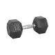 Шестоъгълен дъмбел inSPORTline Hexclusive 15 кг