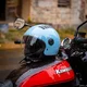 Отворена мото каска W-TEC Baraldo Celeste Отворена каска