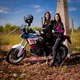 Дамско лятно мото яке W-TEC Martix Lady - черно-розов