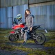 Дамски мото панталон W-TEC Smackton Lady - черен