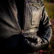Лятно кожено яке за мотор W-TEC Gradac - черен