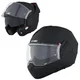 Модуларна каска W-TEC Sabron P/J - перлено бяло - Черен мат