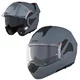 Модуларна каска W-TEC Sabron P/J - перлено бяло - Nardo Grey