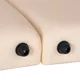 Масажна маса inSPORTline Japane 3-pieces wooden - бяло-оранж