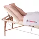 Масажна маса inSPORTline Japane 3-pieces wooden - бяло-оранж