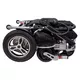 Електрическа инвалидна количка inSPORTline Hawkie Evo II с регулируема облегалка 700W﻿ - сребрист