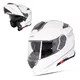Мото каска W-TEC Venero - Glossy Black-Neon Yellow - Glossy White